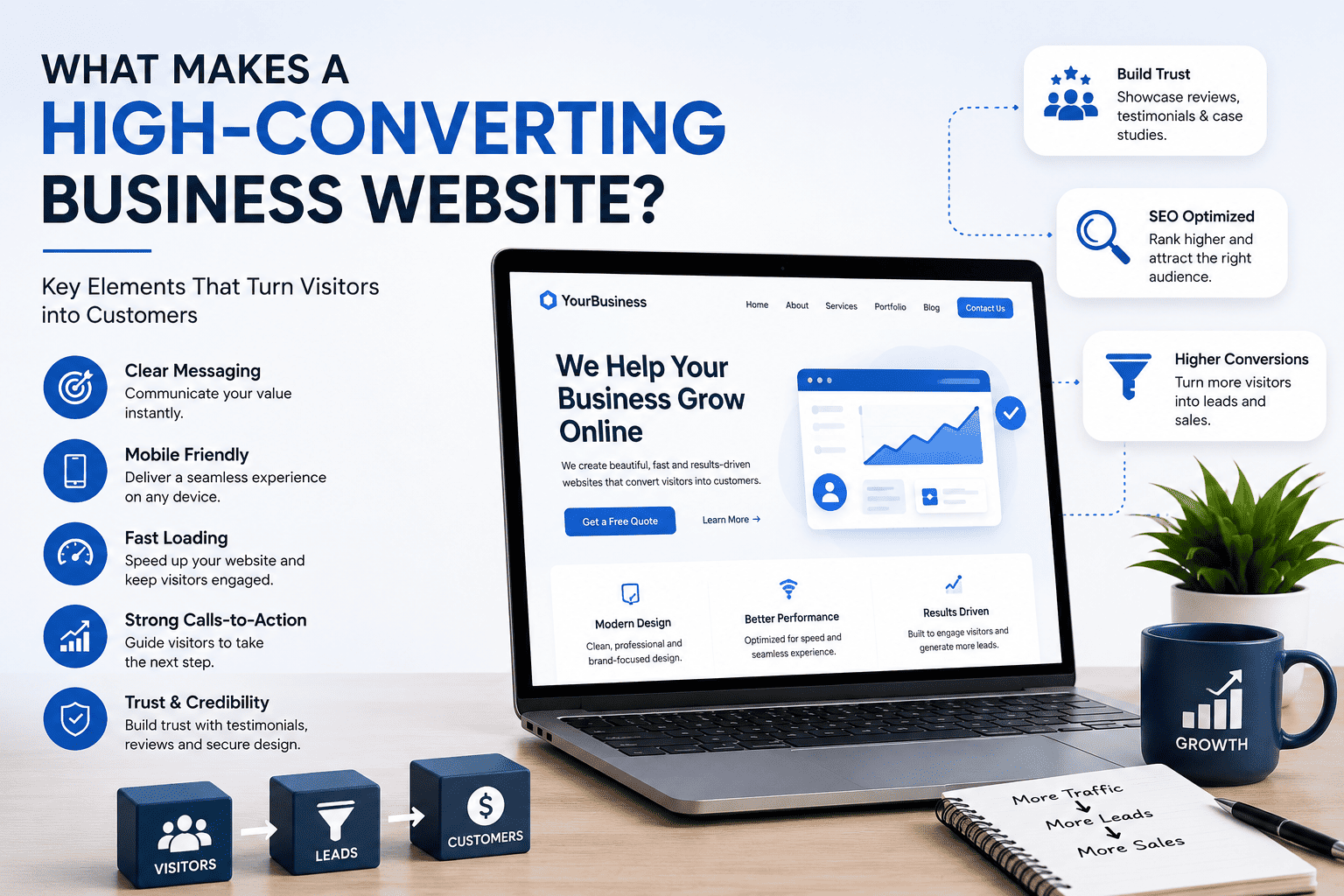 What Makes a High-Converting Business Website?