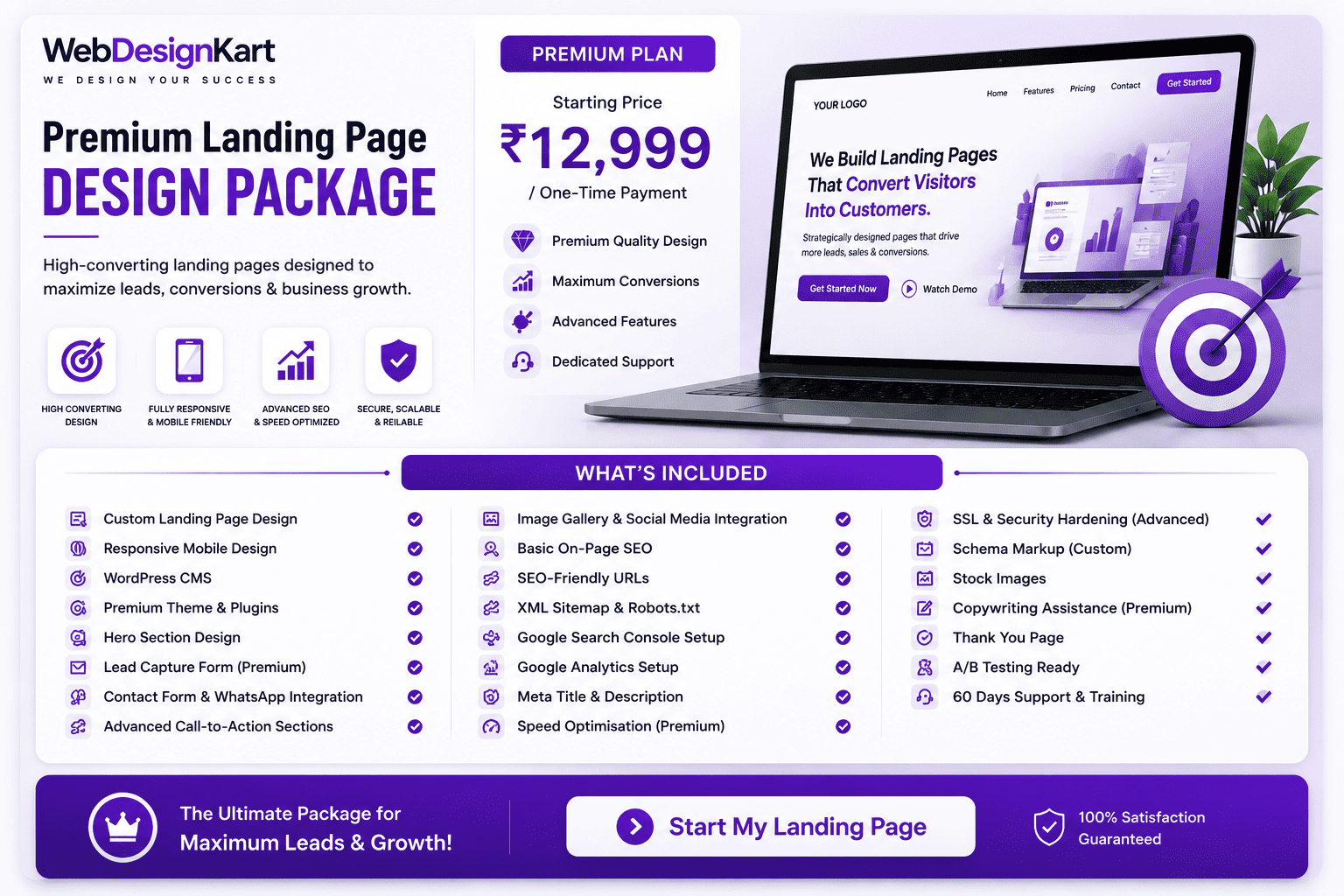 Premium Landing Page Design Package