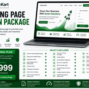 Professional Landing Page Design Package
