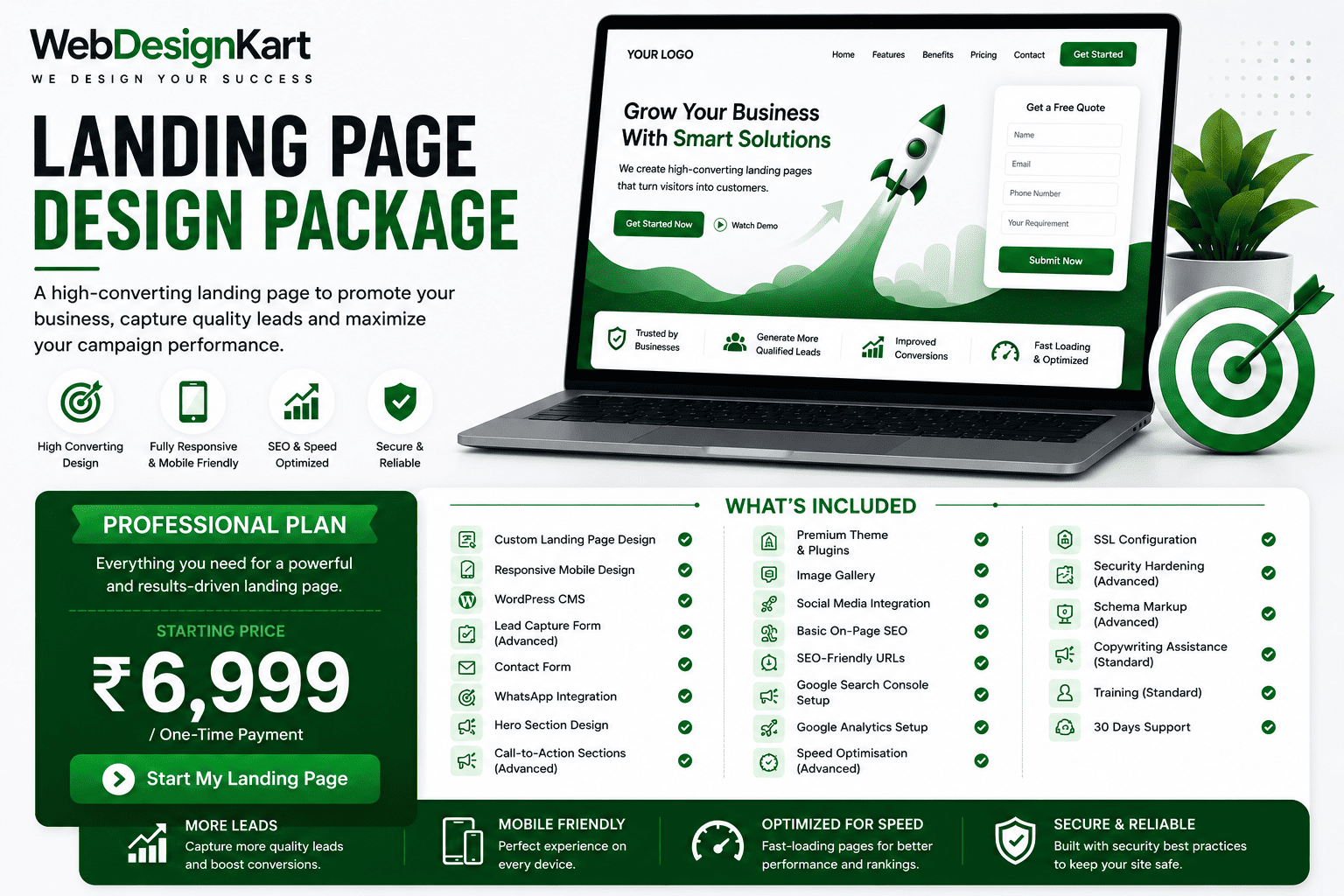 Professional Landing Page Design Package