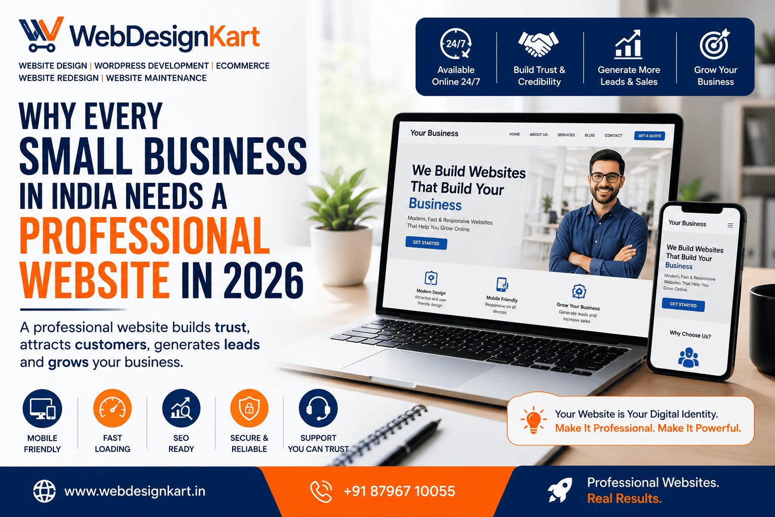 professional website for small business india