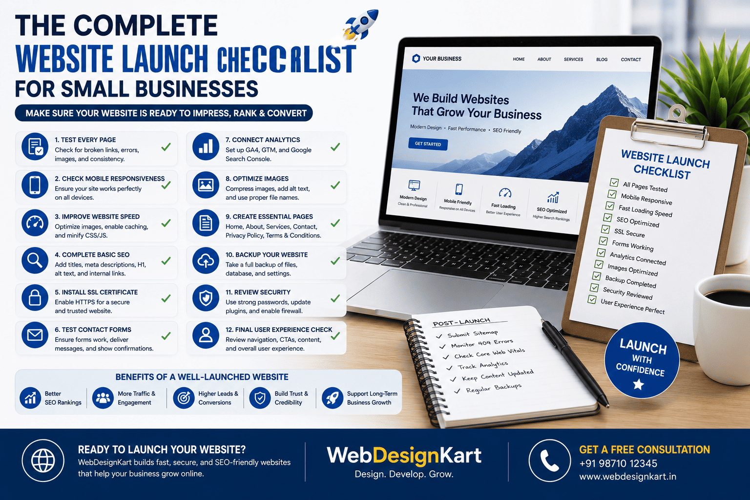 Website launch checklist for success